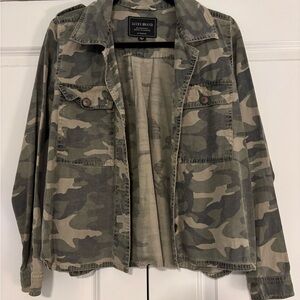 Lucky Brand Green Camouflage Jacket